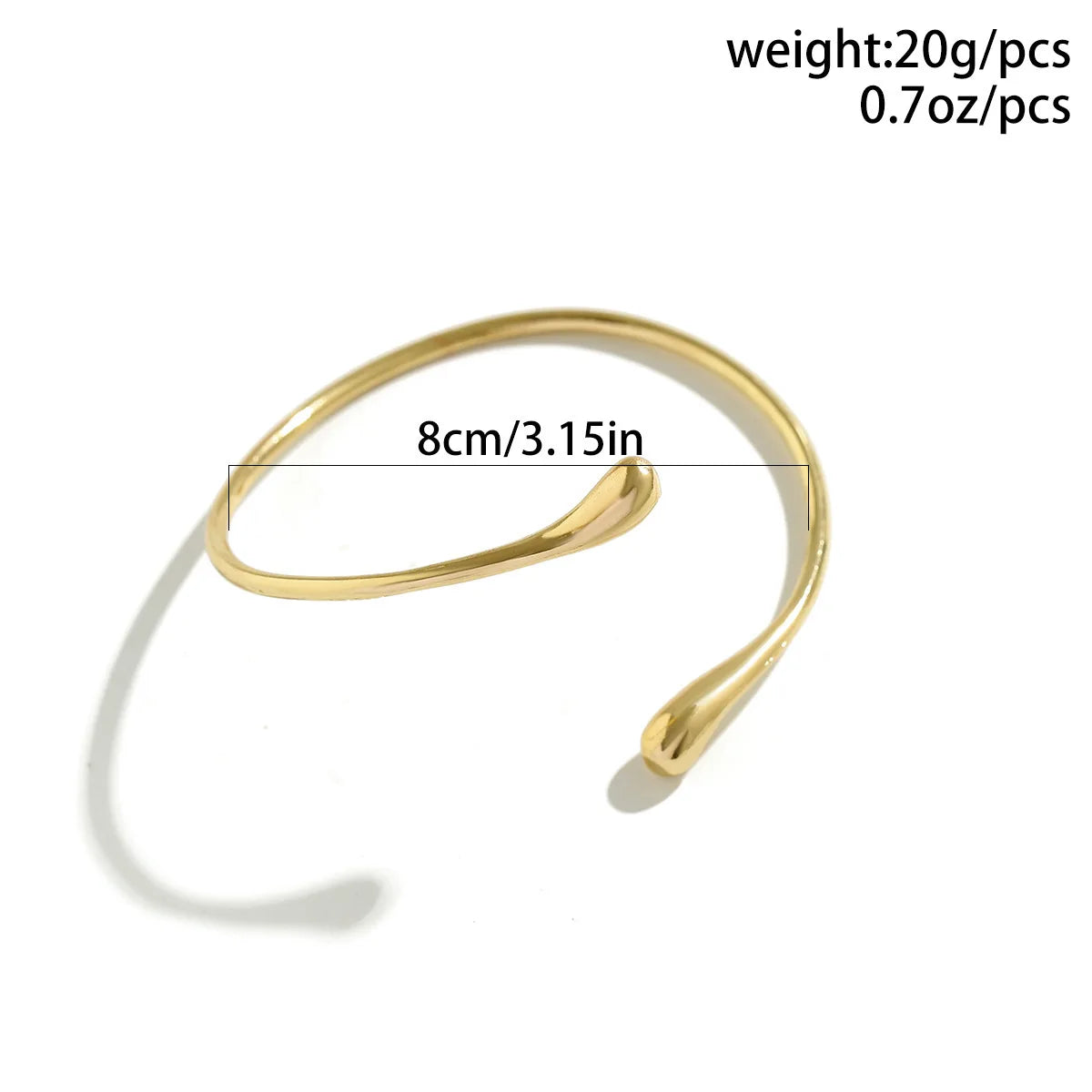 Women’s Adjustable Gold Arm Bracelet Minimalist Style